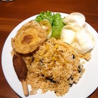 Fried rice with egg at Black Forest Cafe in Yogyakarta