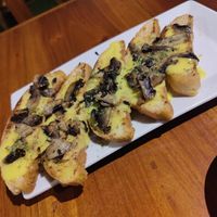 Mushroom bruschetta at Black Forest Cafe in Yogyakarta