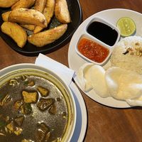 Beefless rawon  at Black Forest Cafe in Yogyakarta