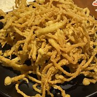 fried mushrooms   at Black Forest Cafe in Yogyakarta