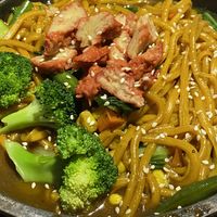 fried noodle teriyaki   at Black Forest Cafe in Yogyakarta
