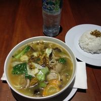 Capcay (soup-like Option) at Black Forest Cafe in Yogyakarta