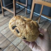 Chocolate croissant at Black Forest Cafe in Yogyakarta