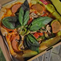 Pizza S - really not big at Black Forest Cafe in Yogyakarta