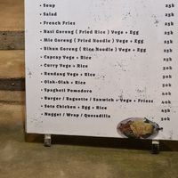 Sign outside at Firda Warung in 