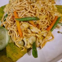 Noodles with vegetables at Firda Warung in 