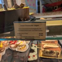 Menu at Der Kuchenladen in Berlin