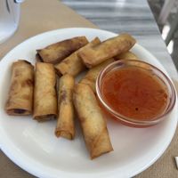Spring rolls   at Mpakalógatos in Naxos