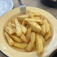 Fries  at Mpakalógatos in Naxos