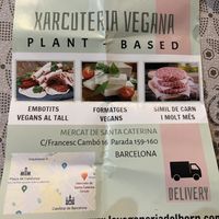 Mercado de santa caterina   at La Veganeria del Born in Barcelona