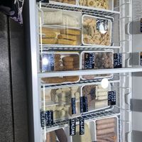Freezer section  at La Veganeria del Born in Barcelona