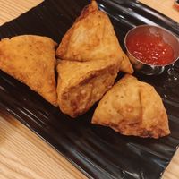Veggie Samosa #Veganuary at Chandra Mahal in Central Singapore