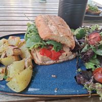 Tofu balsamico at Flora Cafe in Barcelona