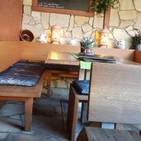 Gemütlich außen sitzen at Sonniges Eck in Rathen