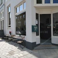 Outdoor seating at Cafeïne in Arnhem