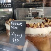 Vegan cake at Cafeïne in Arnhem