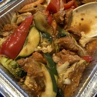 “Duck” in lemongass-chili sauce  at Gourmand Grill  in Ry