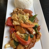 Vegetarisk “and” i vegansk udgave   at Gourmand Grill  in Ry