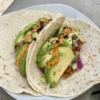 Tacos with kimchi   at Monk Santa Maria in Santa Maria