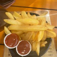 Fries. Ask for without mayo   at Šunj in Lopud