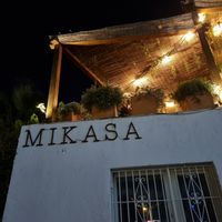 Outside at Mikasa Ibiza Boutique Hotel Restaurant in Ibiza