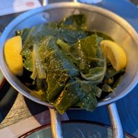 Cretan greens at KANISKI in Crete