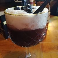 Cherry cola slushie mocktail (minus the JD) at Monterey Jack's in Glasgow