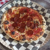 Only Vegan Pepperoni pizza - custom at Rawr Goods in Panama City