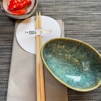 The table at I-Sushi in La Spezia