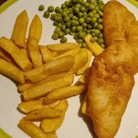 Vegan fish and chips at Hungry Horse - Barrbridge in Bargeddie