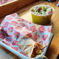 Ooumph! Wrap and Fried Cauliflower Bop. at Kore in Reykjavik