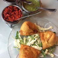 Samosas  at Passage to India in Harrisburg