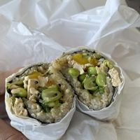 Tofu sushi burrito  at PokiTomik in North Hollywood