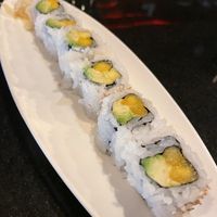 Avocado roll plus mango   at Yama in Vail