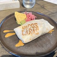 Vegan burrito  at Las Dos Caras in Tokyo