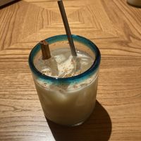 Iced horchata  at Las Dos Caras in Tokyo