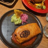 Vegan Chimichanga at Las Dos Caras in Tokyo