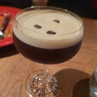 Espresso martini cocktail at Las Dos Caras in Tokyo