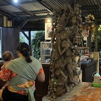 setting  at Warung Kampung in Kuta