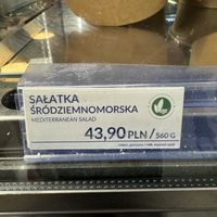 Label means vegetarian, not vegan .  at WAW - Bijanka Restauracja Polska in Warsaw