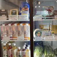 Organic vegetables, plant base cheese and butter, vegan sausages and others  at Green To Go - オーガニックショップ in Osaka