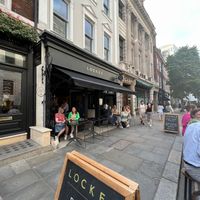 Outside terrace, actually has more seating opposite as well at Lockes - Covent Garden in London