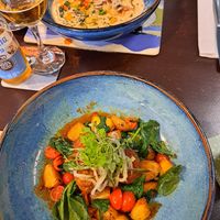 Gnocchi and Falafel Salad at Edinbane Inn in Isle Of Skye
