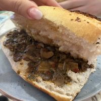 Vegan Kokoreç   at Mulino Cafe in Istanbul