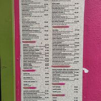 Menu shows some clearly marked vegan options at Olive House - Maybe closed in Sliema