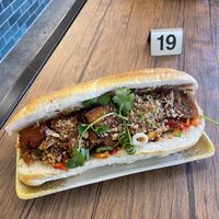Vegan Crackling Pork Banh Mi  at Banhmi Bites in Moonah