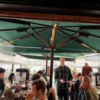 View from our table - lovely of the river and buildings acrosss  at Tempêro d'Maria in Vila Nova De Gaia