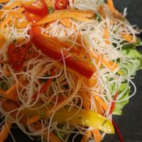 Noodle and chili salad at Porter's Restaurant - Radisson Blu in Limerick