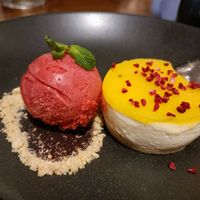 Vegan lemon cake at Porter's Restaurant - Radisson Blu in Limerick