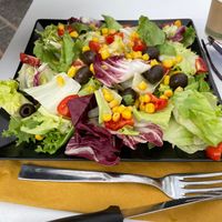 Mixed salad at La Bottega Del Fritto in Porto Venere